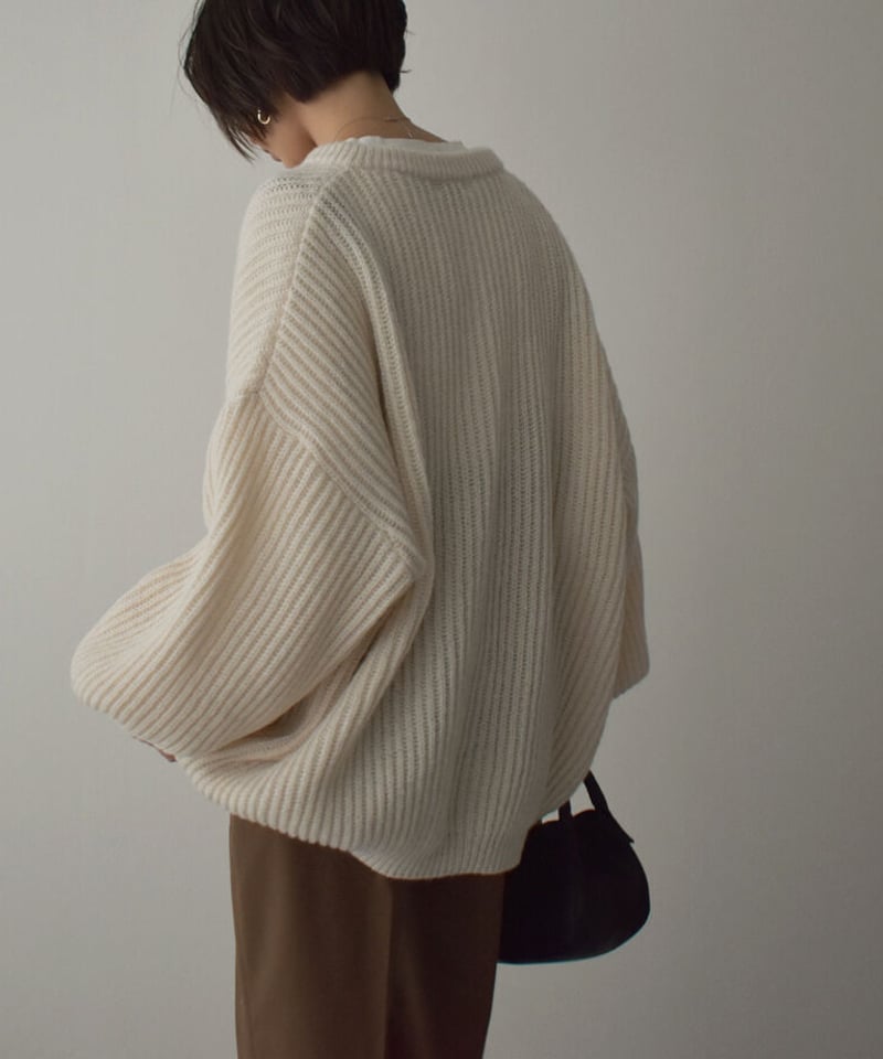 エポカ　かすり調ニットカーディガン　未使用品 3033003315250719_01_4206.jpeg