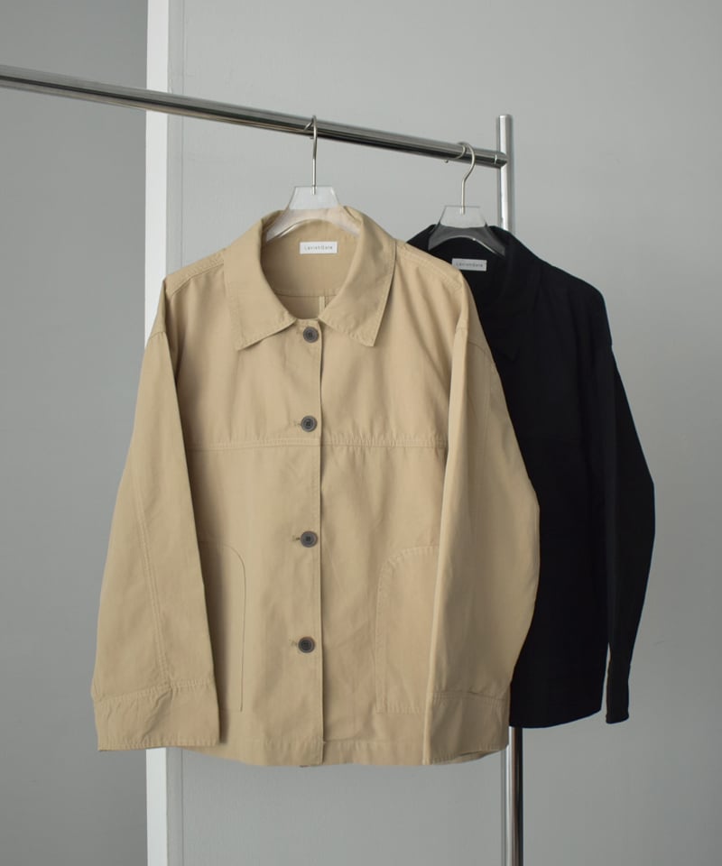 outer-02086 ステンカラー ショートコート ベージュ ブラック outer-02086 ステンカラー ショートコート ベージュ ブラック