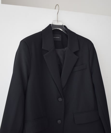 jacket-02029　オーバーサイズ テーラード ジャケット　ブラック