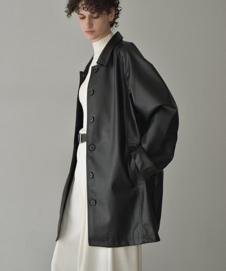 LavishGate ワイドスリーブスタンドカラーミディコート coat-02056 ワイドスリーブ スタンドカラー ミディコート