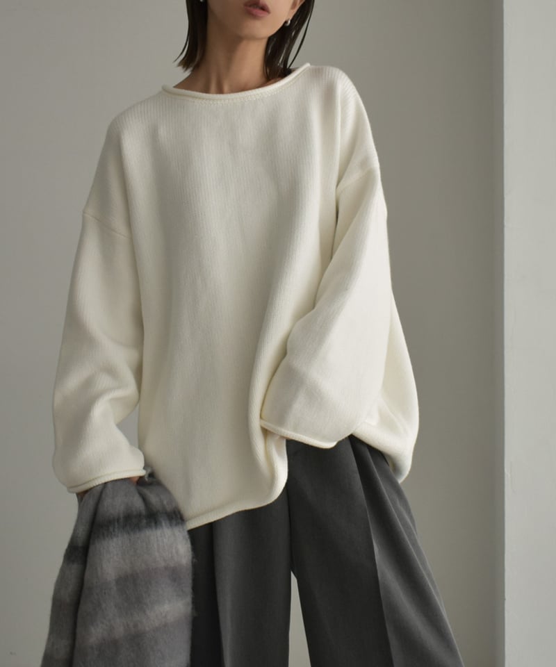 L'Appartement ボートネック WIDE KNIT