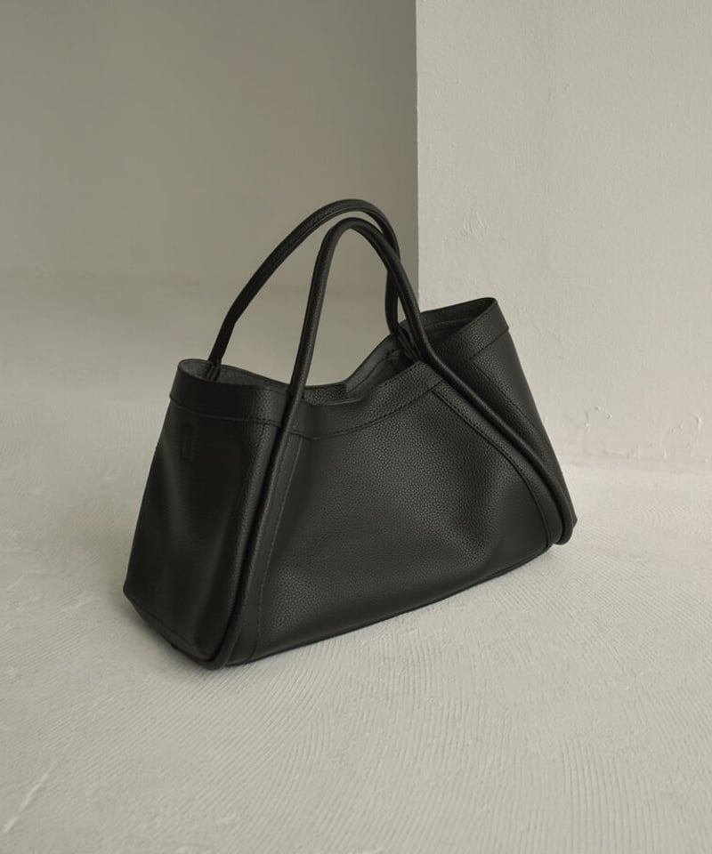 bag2-02631 2wayハンドバッグ エクリュ モカベージュ ブラック | L a v