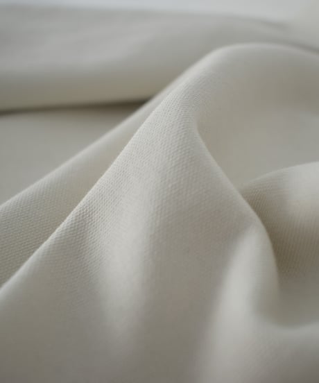 tops-02452　7分袖 スウェットプルオーバー　エクリュ　ネイビー