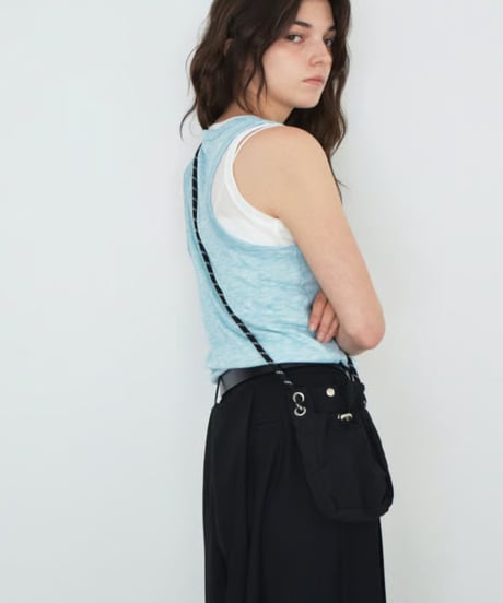 nh-tops-02610　シアー レイヤード タンクトップ セット　ブルー　グレー　ネイビー