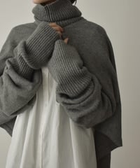 knit-02204　タートルネックマルチニット　ベージュ　グレー　ブラック