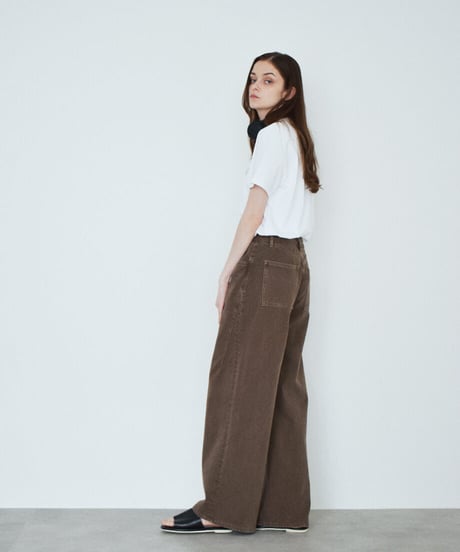 nh-tops-02621　テキスト ロゴ Tシャツ　ホワイト　チャコール　ブラック