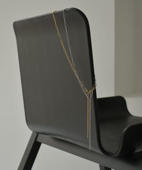 mb-necklace2-02070　ステンレス クリップチェーン ネックレス
