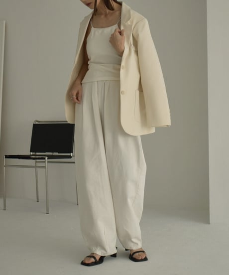 jacket-02012　テーラードジャケット　エクリュ