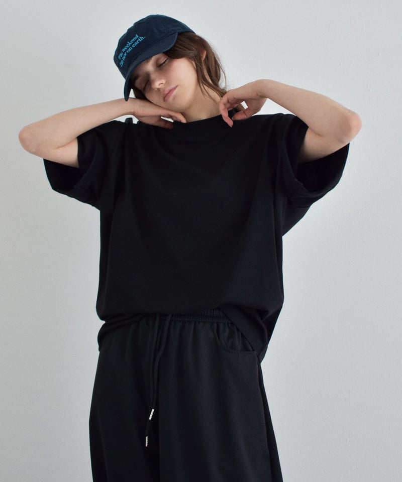 nh-tops-02604 ハーフスリーブ ボックス Tシャツ ホワイト ピンク