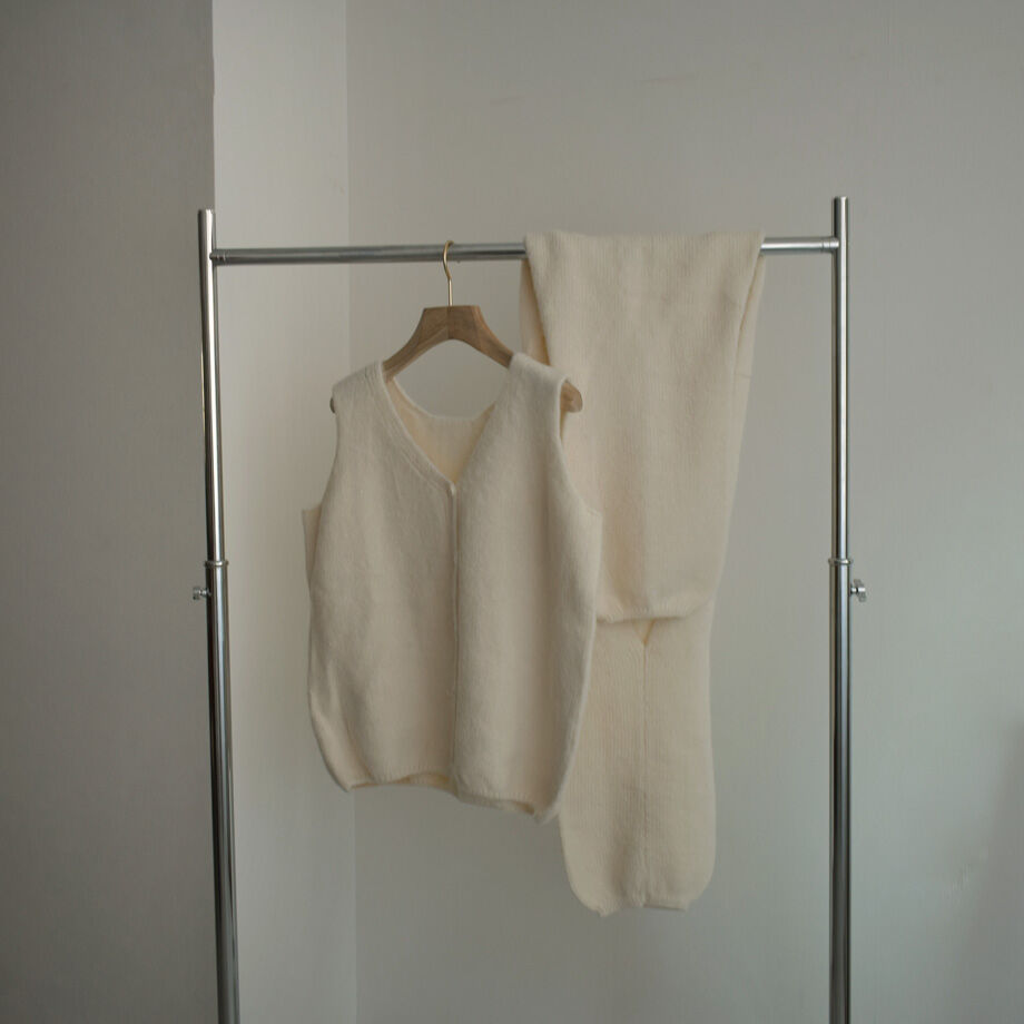 knit-02211 ボレロカーディガン＆2wayベスト ニットアンサンブル オフ 