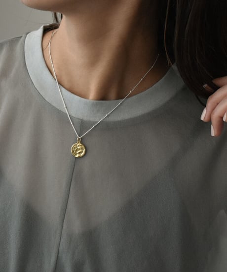 mb-necklace2-02063　SV925　コインネックレス