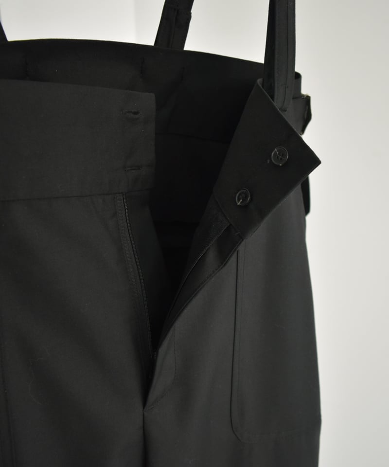 bottoms-07012 サスペンダーパンツ ブラック | L a v i s h G a t e