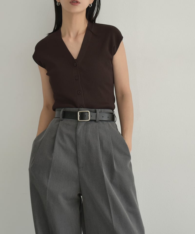 【近日削除】RE-BRANDED（リブランディッド）　カシミア　ニットベスト STYLEBLOCK ニット セーター サイドリボンニットベスト×カシミア