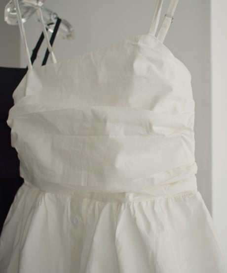 tops-02464     キャミソール ブラウス　ホワイト　ブラック