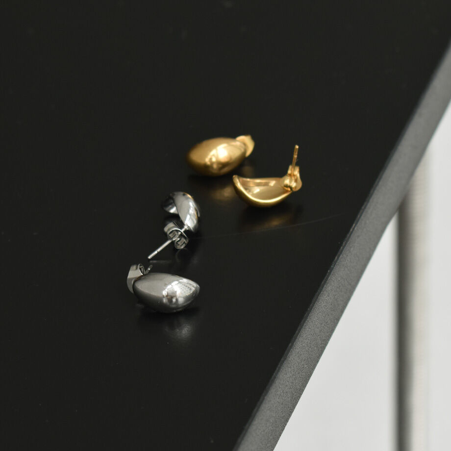 mb-pierce2-02446 ステンレス ドロップピアス シルバー ゴールド | L a