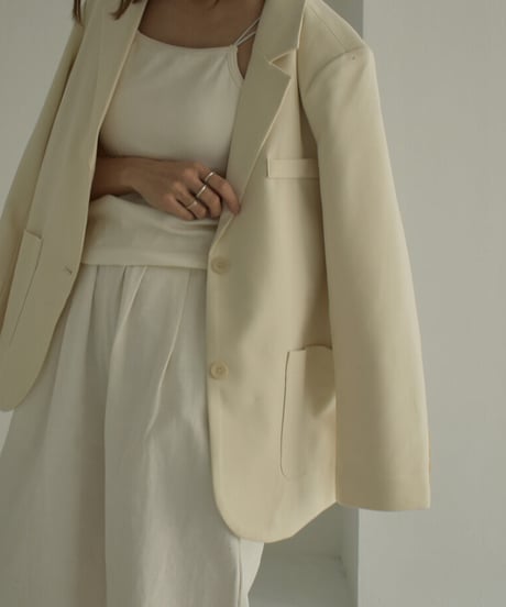 jacket-02012　テーラードジャケット　エクリュ