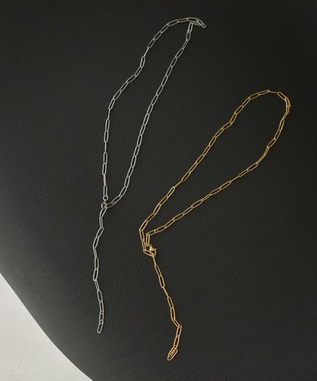mb-necklace2-02070　ステンレス クリップチェーン ネックレス