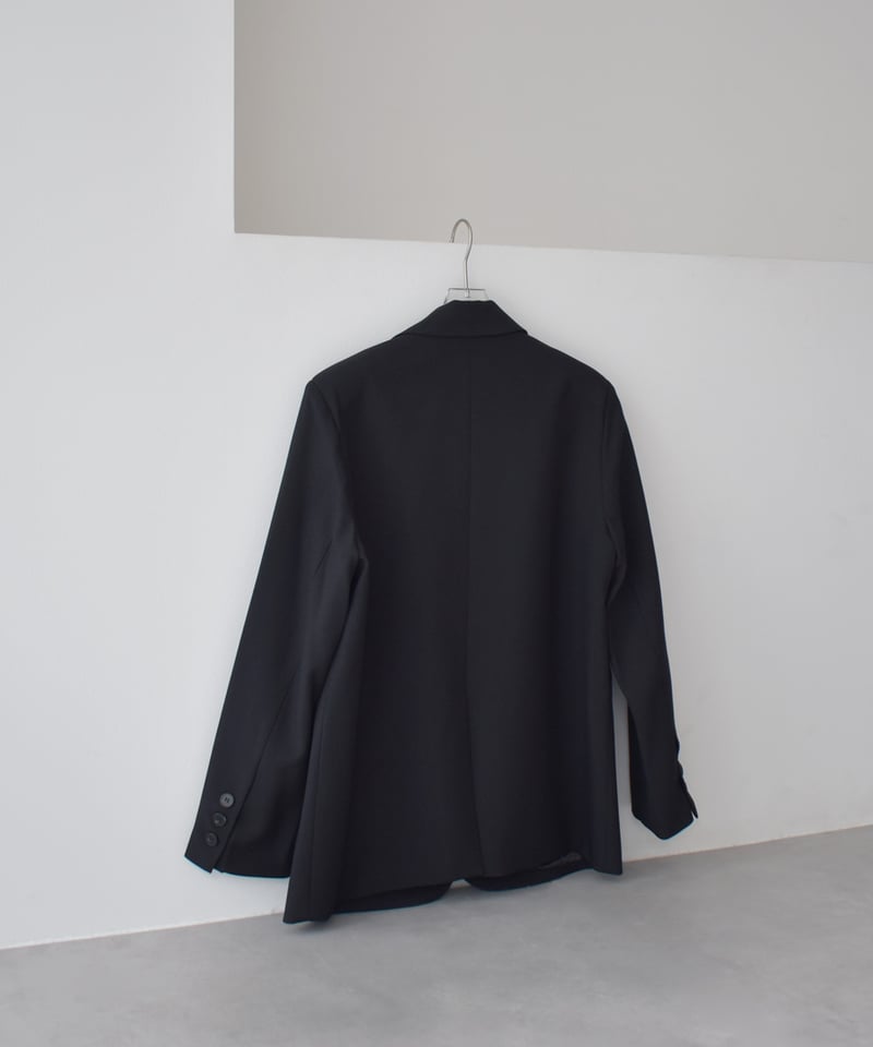 jacket-02029 オーバーサイズ テーラード ジャケット ブラック | L a v