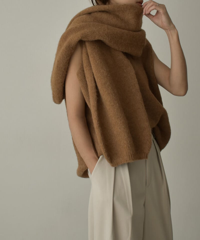 knit-02211 ボレロカーディガン&2wayベスト ニットアンサンブル knit-02211 ボレロカーディガン&2wayベスト ニットアンサンブル
