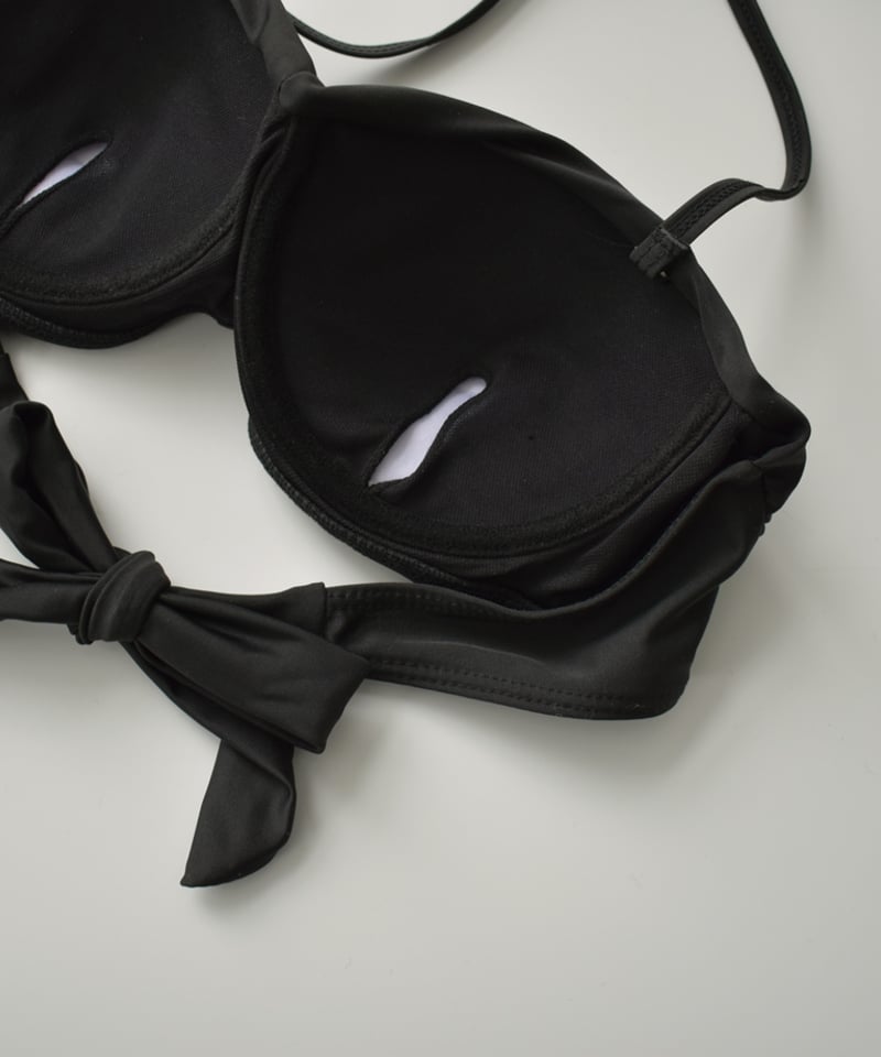 水着・ラッシュガード her lip to Double Bow One Piece BLACK Her lip to 水着 double bow one piece♡ - メルカリ