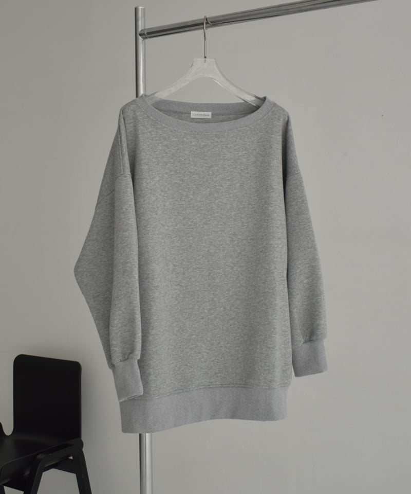 美品 オフショルダーショートスリーブロング丈プルオーバー グレー tops-02509 オフショルダー big プルオーバー ホワイト グレー