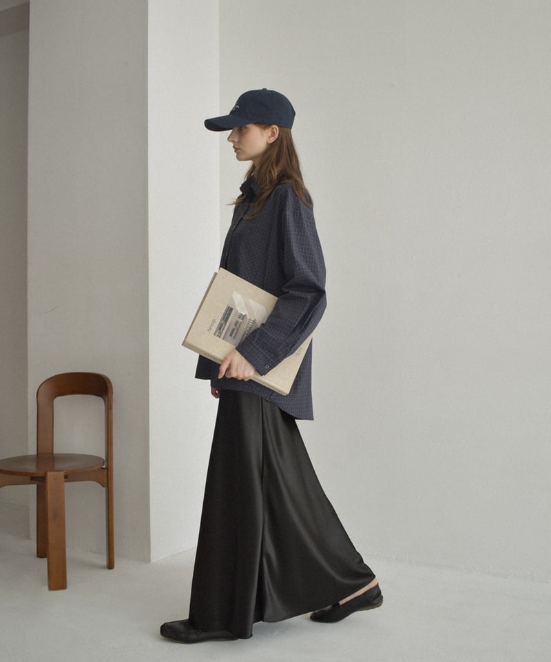 ちえ　オーダーページ 10月下旬入荷分 予約販売 tops-02571 オーバーサイズ チェック