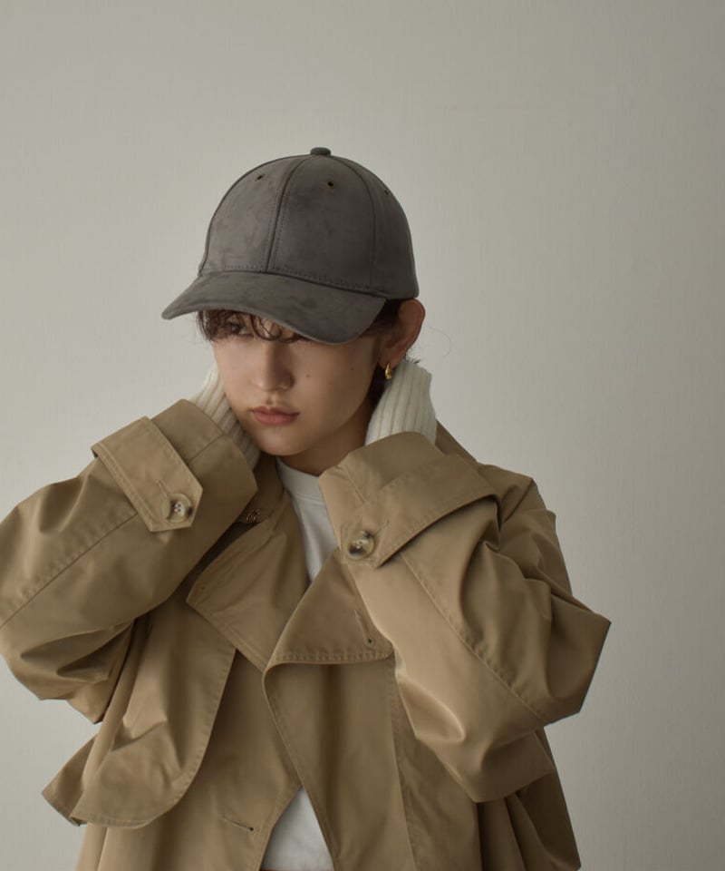 【新品未使用】aere アエレ　eco suede half coat スエード 完売品【aere アエレ】eco suede half coat