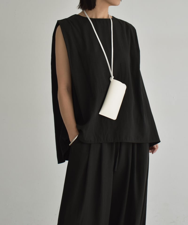 tops-12013 ショルダータック ノースリーブ トップス 《セットアップ