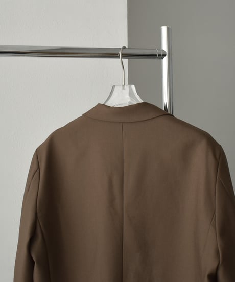 jacket-02023　3button テーラードジャケット　ブラウン