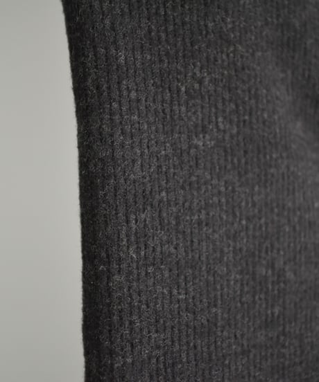 tops-04141　日本製　リブ ボタン ビスチェ　グレージュ　チャコール　ブラック
