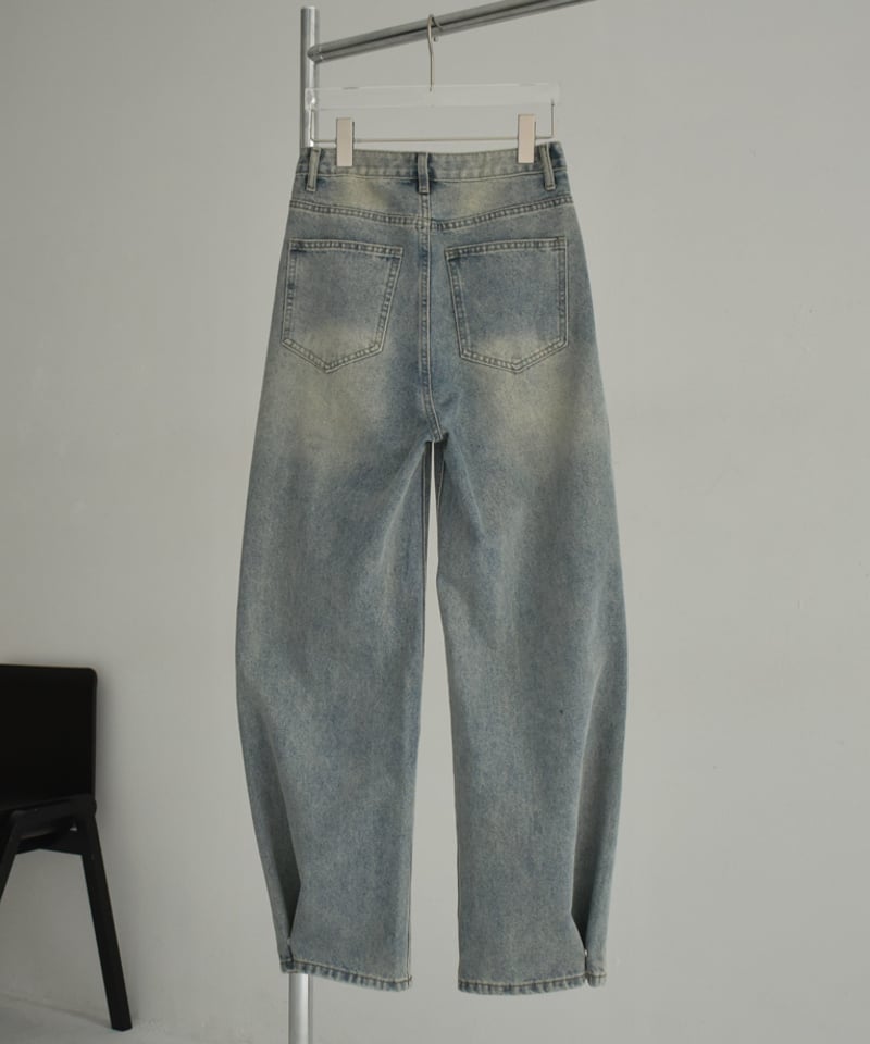 bottoms-02253 3way裾タック デニム パンツ | L a v i s h G bottoms-02253 3way裾タック デニム パンツ | L a v i s h G