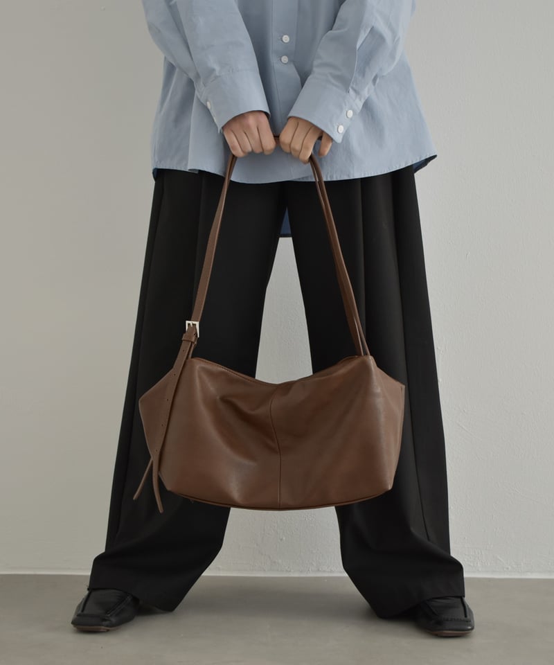 bag2-02668 2way ボックス バッグ エクリュ ブラウン ブラック | L a v