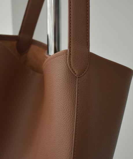 bag2-02657　ワンハンドル バッグ　ブラウン　ブラック