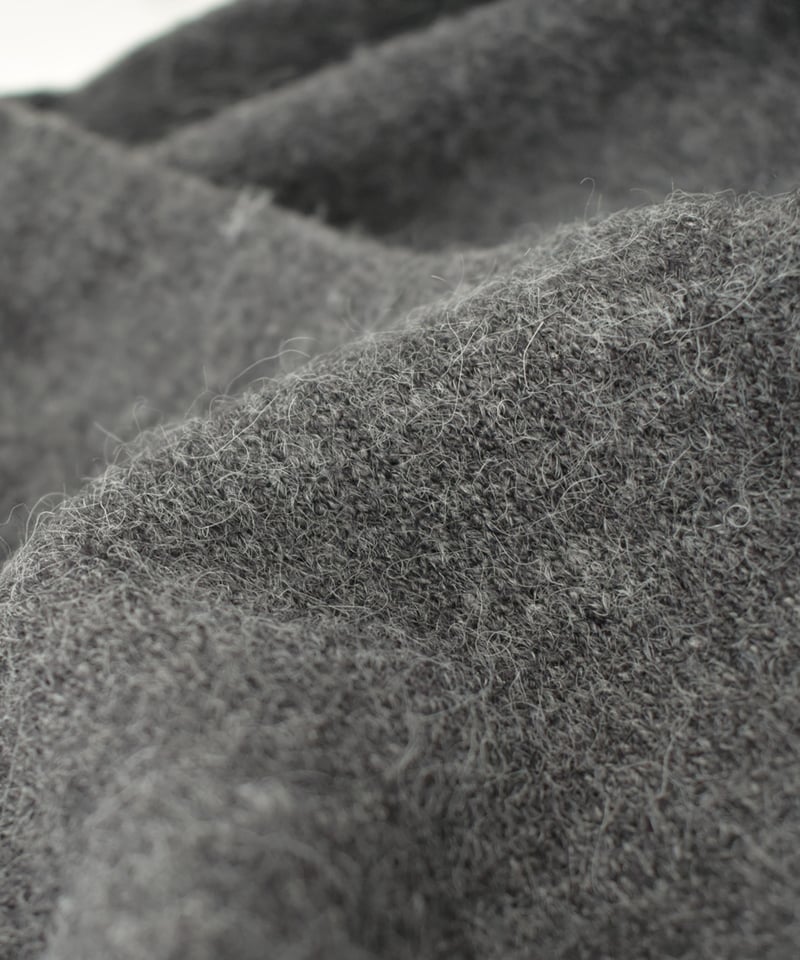 knit-02346 Vネック オーバーニット エクリュ グレー ブラック | L a v