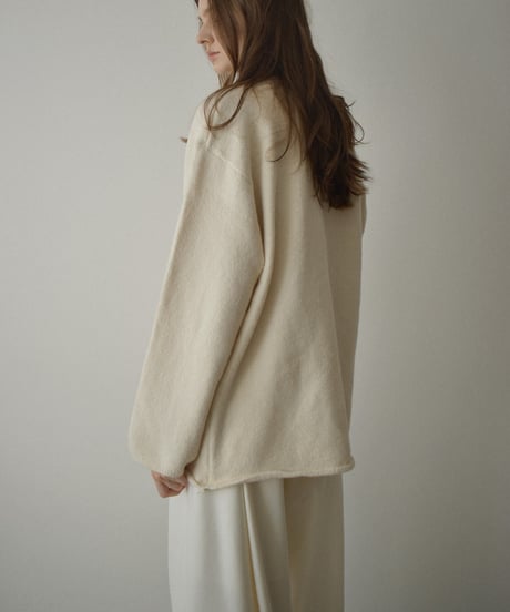 knit-02339　ミディカーディガン ニットベストセット　エクリュ　ライトグレー　ダークグレー　ブラウン