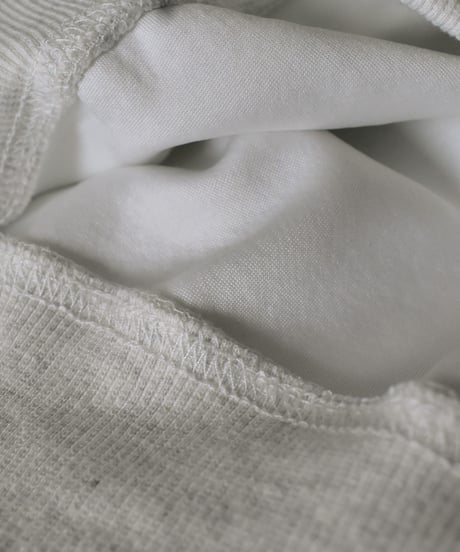 tops-02587　クルーネック プルオーバー　オートミール　ベージュ　チャコール