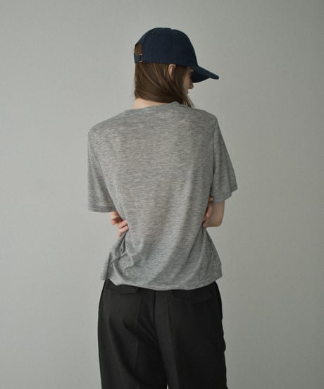 nh-tops-02564　クルーネック ルーズ tee　オフホワイト　ブルー　グレー　ブラック