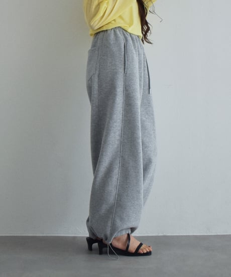 【UNISEX】bottoms-02316　ドロスト カーブスウェットライク パンツ　ピンク　グレー　ネイビー