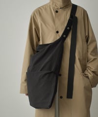 mb-bag2-02625　2way 撥水 ナイロンビッグスクエアバッグ　ブラック