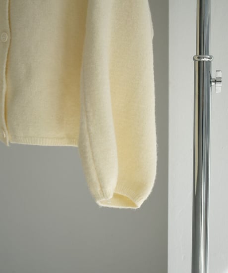 knit-02245　ボリュームスリーブ ショートボレロ　ニットベストセット　エクリュ　グレー　ブラック