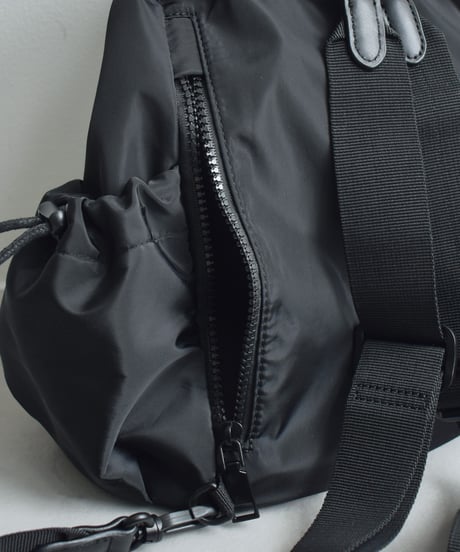 nh-bag2-02674　撥水 3way ユーティリティ バッグ　ブラック