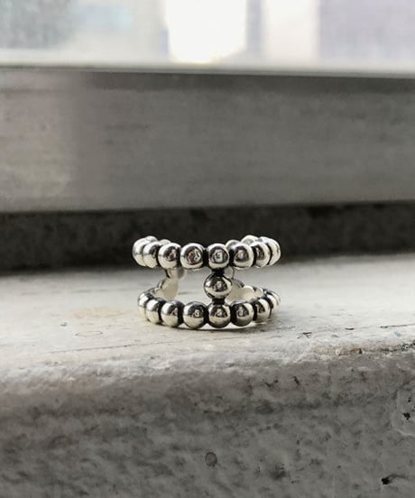 mb-ring2-02035　SV925　シルバーボールリング 　シルバー925