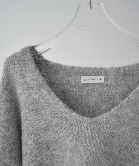 knit-02359　ショルダーニット セット　ベージュ　ライトグレー　ブラウン