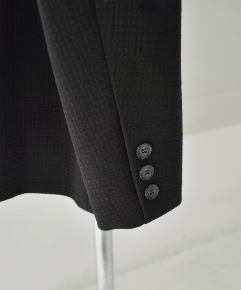 【希少】【美品】d.i.a. 光沢生地★背中開きジャケット jacket-02022 ライト テーラード ジャケット ブラック | L