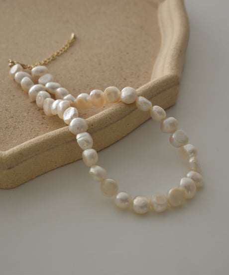 mb-necklace2-02048　日本製　36cm or 40cm　バロック淡水パール ネックレス　☆WA04