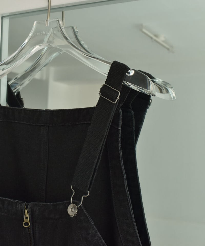 LOEFF ブラック サロペット ノースリーブ LOEFF ブラック サロペット ノースリーブ FREAK'S STORE｜別注