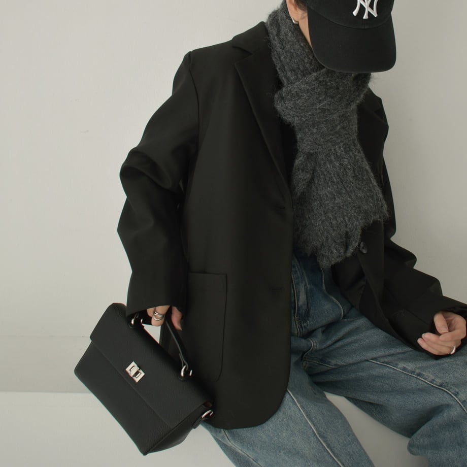 muffler-02019 モヘア混マフラー ライトベージュ グレー muffler-02019 モヘア混マフラー ライトベージュ グレー
