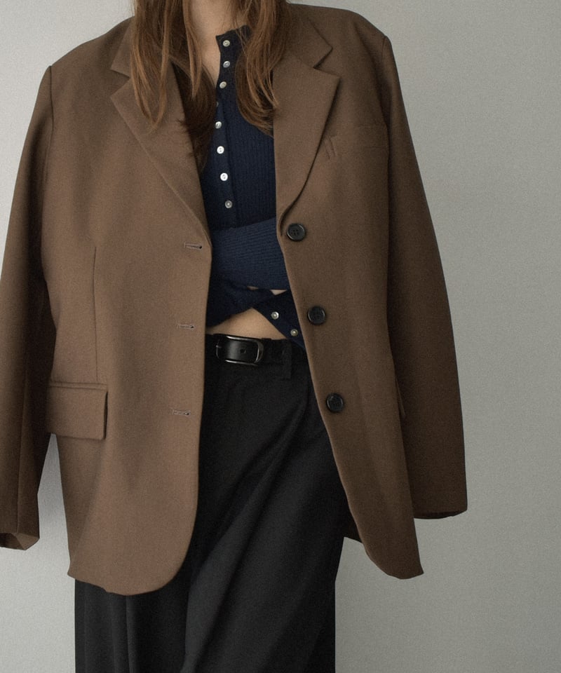 IFWUF246017 ブラウン テーラードジャケット フリーサイズ ブラウン