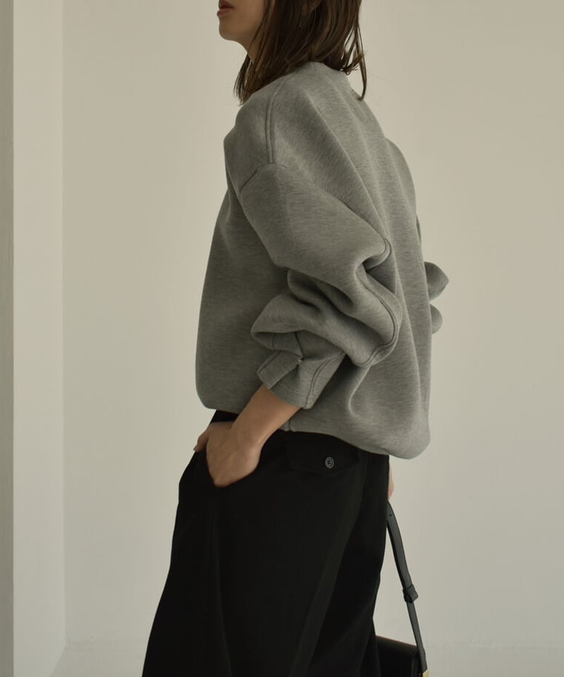 tops-02378 ダンボールニット オーバープルオーバー オフ tops-02378 ダンボールニット オーバープルオーバー オフ