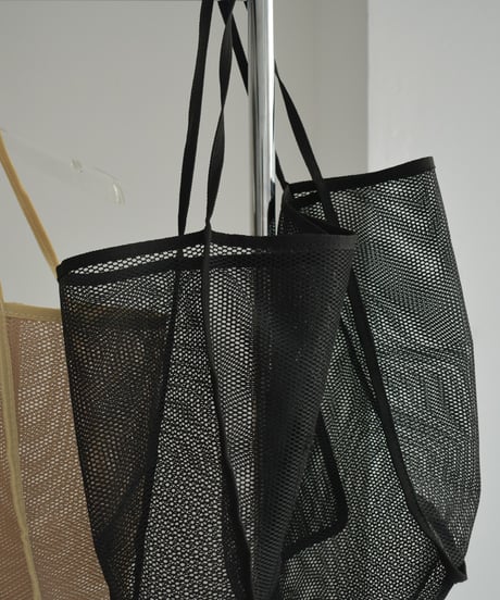 nh-bag2-02492　ビッグ シアーバッグ　モカベージュ　ブラック